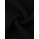 thumbnail image 5 of INSPIRAR CHIC Body de Mujer de Manga Corta Cuello Cuadrado Ajustado de Punto Acanalado Color Negro, 5 of 6
