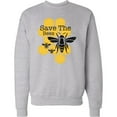thumbnail image 2 of Inktastic Honeycomb Save the Bees Adult Sweatshirt, 2 of 4