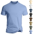 thumbnail image 5 of Men's 2026 Fashion Tops Magnetic Detachable Pullover Shirts Casual Short Sleeve Tees Sporty Modular Outfits Modern Round Neck Clothing Quick Dry Comfort Top, 5 of 6
