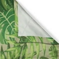 thumbnail image 3 of Ambesonne Green Leaf Kitchen Curtains, Fresh Jungle Aloha, 55"x45", Apple Green Fern Green, 3 of 3