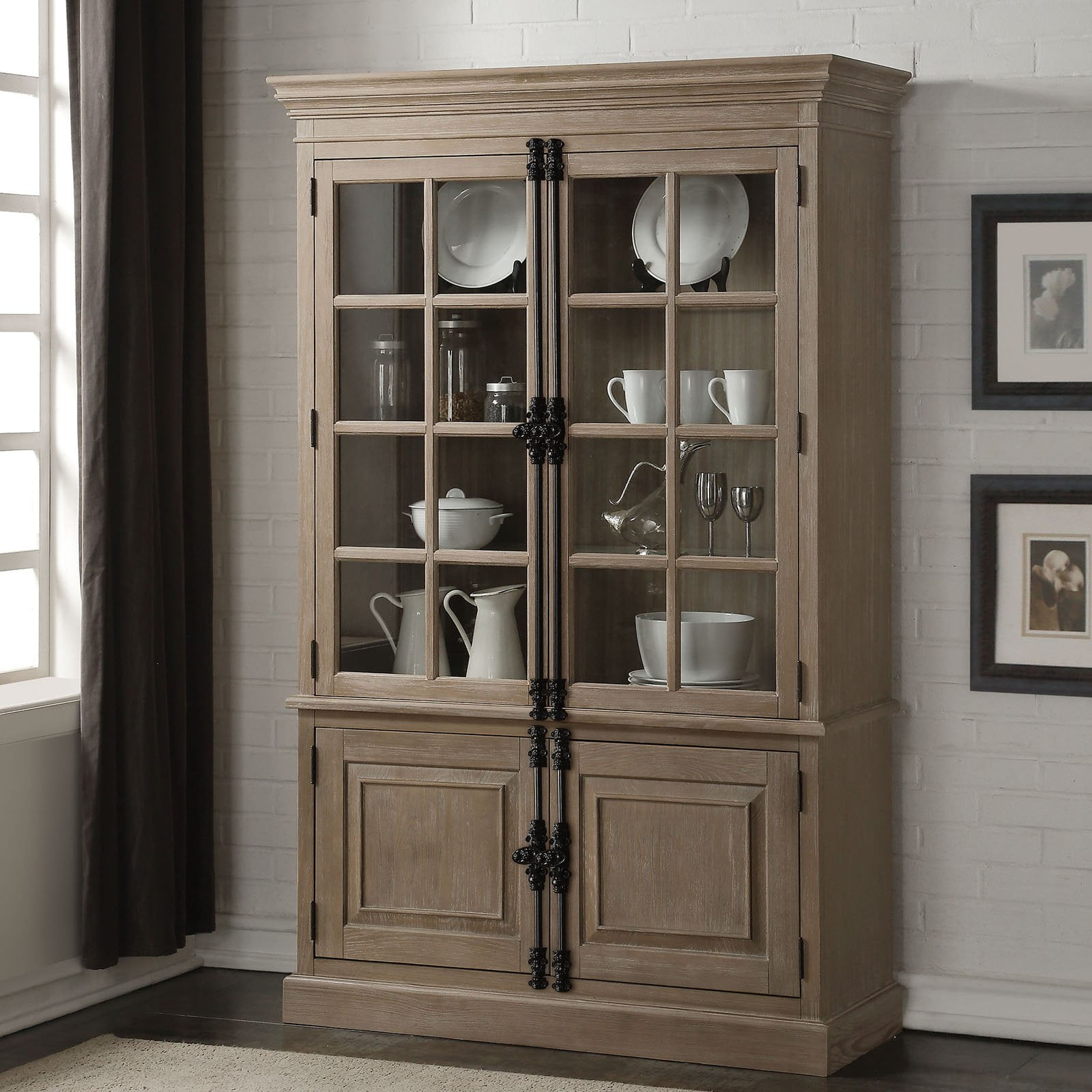Acme Furniture Eleonore Curio Cabinet - Walmart.com