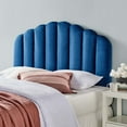 thumbnail image 2 of Headboard, Twin Size, Velvet, Blue Navy, Modern Contemporary Urban Design, Bedroom Master Guest Suite, 2 of 9