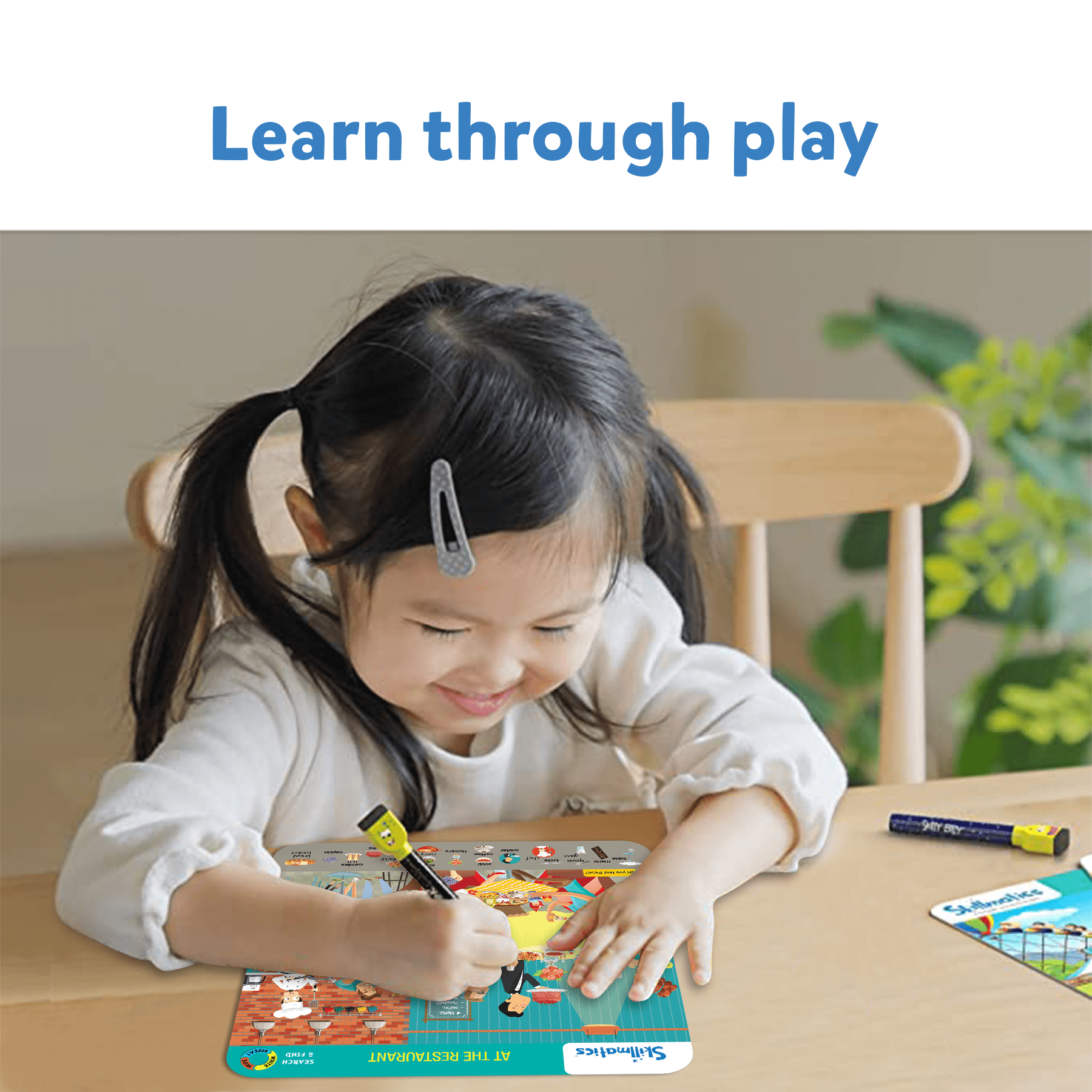 Skillmatics Reusable Preschool Learning Activities, Search and Find Educational Game, Gifts for Kids 3-6