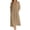 *Khaki, variant on VBVC Women's Ruffled V Neck Puff Sleeve Maxi Dress , Summer Loose Flowy Beach Long Dress For Women , Ladies' Elbow Sleeve Relaxed Fit Dress with Pockets,Army Green,S-2XL