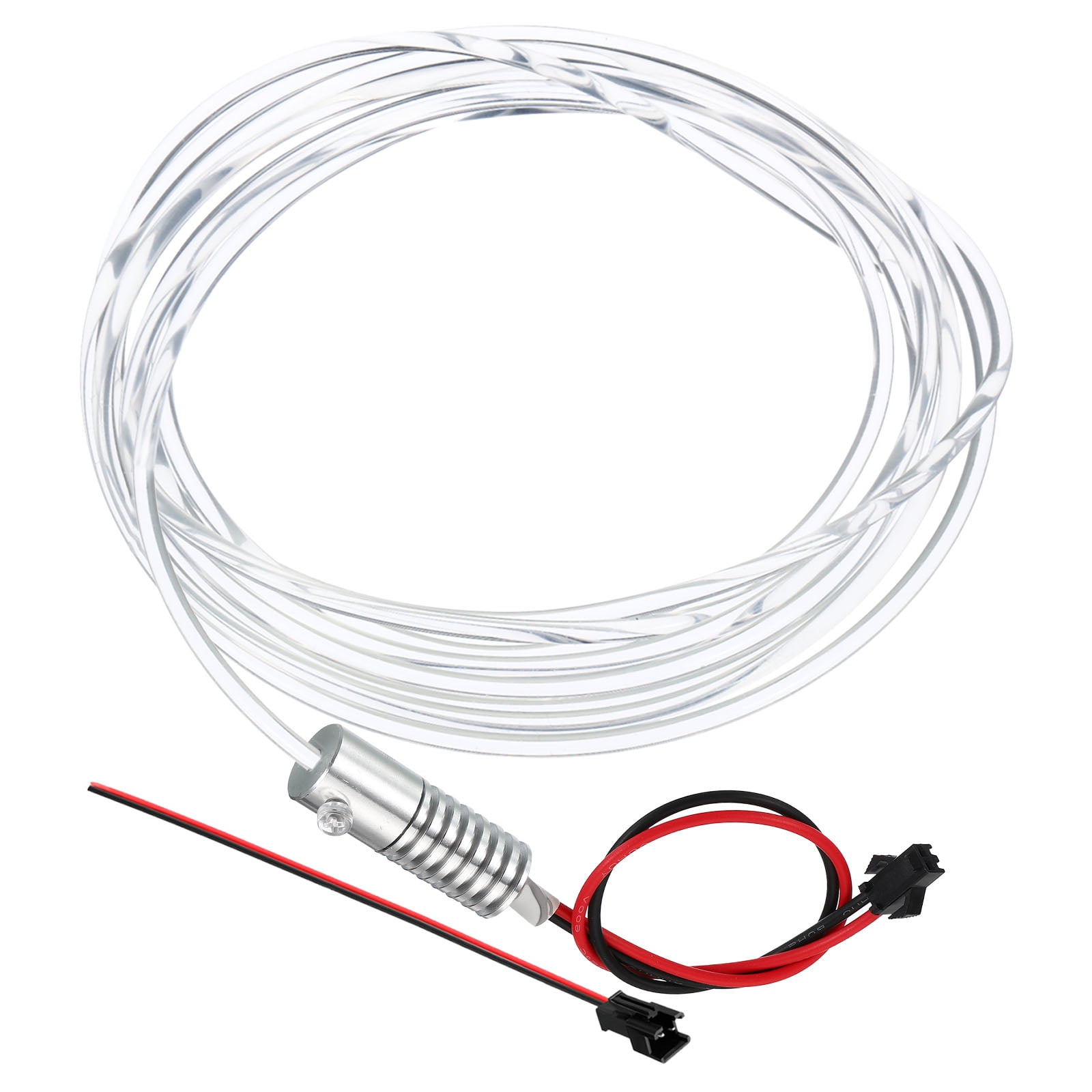 Uxcell 3mm 3.0m PMMA Side Glow Fiber Optic Cable Kit with LED Aluminum Illuminator 12V 1.5W
