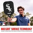 thumbnail image 4 of Franklin Sports MLB Chicago White Sox Pickleball Paddle - Official MLB Team Pickleball Paddles - USAP (USAPA) Approved Premium Quality Pickleball Paddles - Authentic Team Logos + Colors, 4 of 12