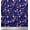 Blue, variant on Soimoi Polyester Crepe Fabric Owl, Numbers & Floral Clip Art Decor Fabric Printed Yard 42 Inch Wide