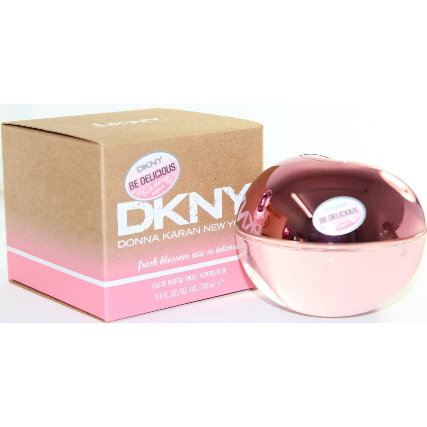 DKNY BE DELICIOUS FRESH BLOSSOM by Donna Karan EAU DE PARFUM SPRAY 3.4 OZ  for WOMEN And a Mystery Name brand sample vile