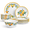 Lemon, variant on Pumpkin brown 12-piece dinnerware set for 4, seasonal fall tableware