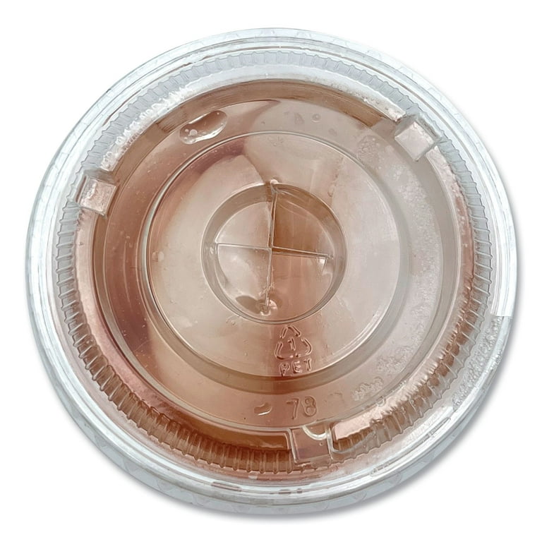 Crystal-Clear Cold Cup Straw-Slot Lids, Fits 9 oz to 10 oz Cups, Clear, 100/Pack Crystal-Clear Cold Cup Straw-Slot Lids, Fits 9 oz to 10 oz Cups, Clear, 100/Pack