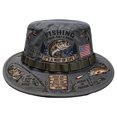 thumbnail image 2 of Fishing Is A Way Of Life Boonie Hat, Wide Brim Outdoor Sun Bucket Hat For Fishing, Hiking, 2 of 6