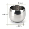 thumbnail image 3 of Taza de acero inoxidable de doble pared, taza de acero inoxidable, taza de acero inoxidable, 120ml curvo, 3 of 6