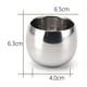 thumbnail image 3 of Taza de café de acero inoxidable de doble pared para estudiantes 120ml curvo, 3 of 6