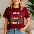 thumbnail image 4 of Dear Santa My Brother Did It Funny Christmas, Retro Christmas Shirt, Xmas TShirt, Cute Santa Claus Holiday, Merry Christmas Gift, 4 of 5