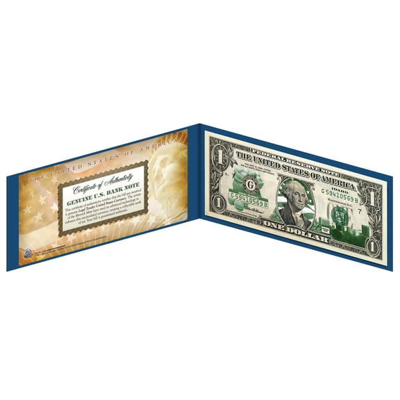 IDAHO State $1 Bill *Genuine Legal Tender* U.S. One-Dollar Currency *Green*