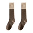 thumbnail image 1 of CSChome Women Color-blocking Socks Women Winter Stockings - Warm Thigh High Over Knee Woolen Soft, 1 of 7
