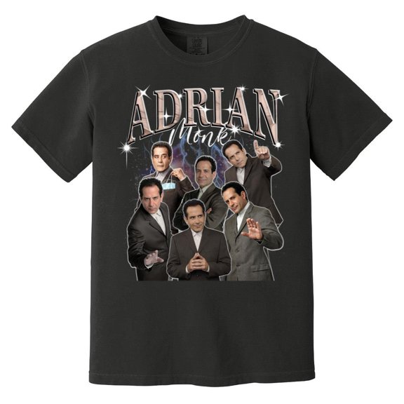 Vintage Adrian Monk TV Series Tony Shalhoub Retro Graphic Comfort Color T-Shirt