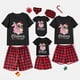 thumbnail image 1 of Pijamas familiares a juego de Navidad en julio, conjuntos de Pijamas cortos negros y rojos para mascotas, 1 of 3