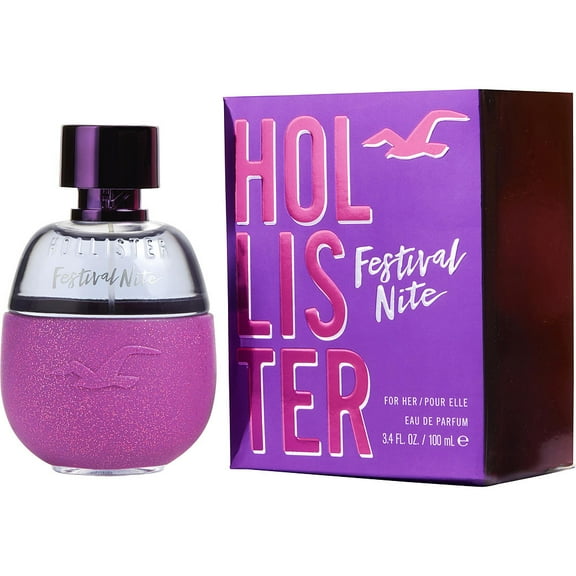 HOLLISTER FESTIVAL NITE Eau de Parfum Spray - 3.4 oz - Vibrant Floral Blend
