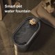 thumbnail image 3 of Methold Dispensador de agua negro para mascotas, bebedero para gatos con interfaz USB, fuente de agua para gatos Suministros para gatos Cielo estrellado iluminado g, 3 of 6