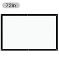 thumbnail image 3 of Projector Screen 16:9 HD Foldable Anti-Crease Portable Projection Movies Screen for Home Theater, 3 of 9