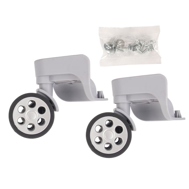 Roues de Bagage Gris Pâle, 2 Pcs Roues de Bagage de Remplacement Roues de Bagage de Remplacement pour Bagage Design Épuré