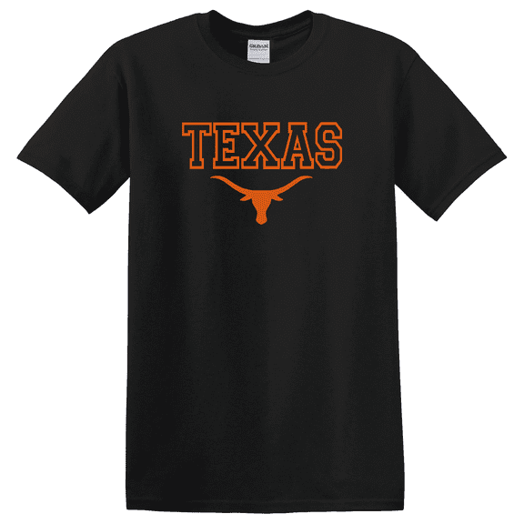 Texas Longhorns Bull State Sport Graphic Tee T-Shirt