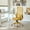 Yellow + Nylon + Fabric, variant on 7 Level Adjustable Lumbar Support Office Chair SGS Certified Class 3 Gas Lift BIFMA Tested Stable Base Ergonomic Mesh Rocking Computer Chair(Blue)