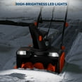 thumbnail image 4 of Corded Snow Blower, 20 Inch Electric Snow Thrower, with Dual LED Headlights and 180° Rotating Chute, 2200W Brushless Motor, 25 Ft Throwing Distance, 12 in Deep Cleanup, for Driveways and Sidewalks, 4 of 6