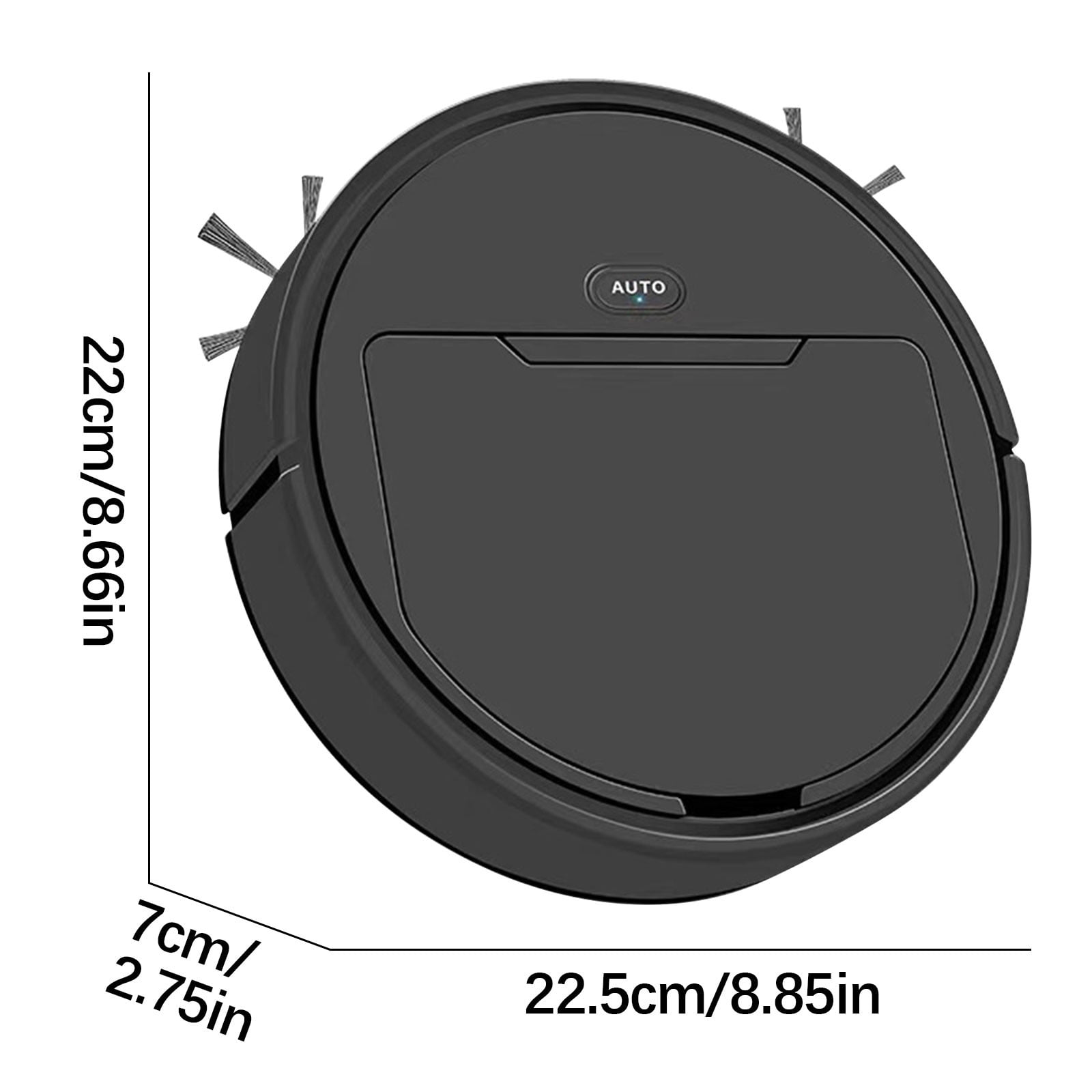 SPOORYYO Smart Automatic Robot Vacuum Cleaner with Mop - Efficient Navigation, 2-in-1 Sweeping & Mopping, User-Friendly Design, Quiet yet Powerful Cleaning for Spotless Home