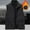ZA-Black mens jackets, variant on DIOAZUD Big and Tall Vest for Men Winter Fleece Lined Sleeveless Jacket Reversible Fishing Hiking Vests Thermal Jackets with Zipper Pockets