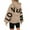 Khaki, variant on Elvqul Womens Sweatshirts Graphic Plus Size Hoodies Pullover Long Sleeve Tops for Women Soft