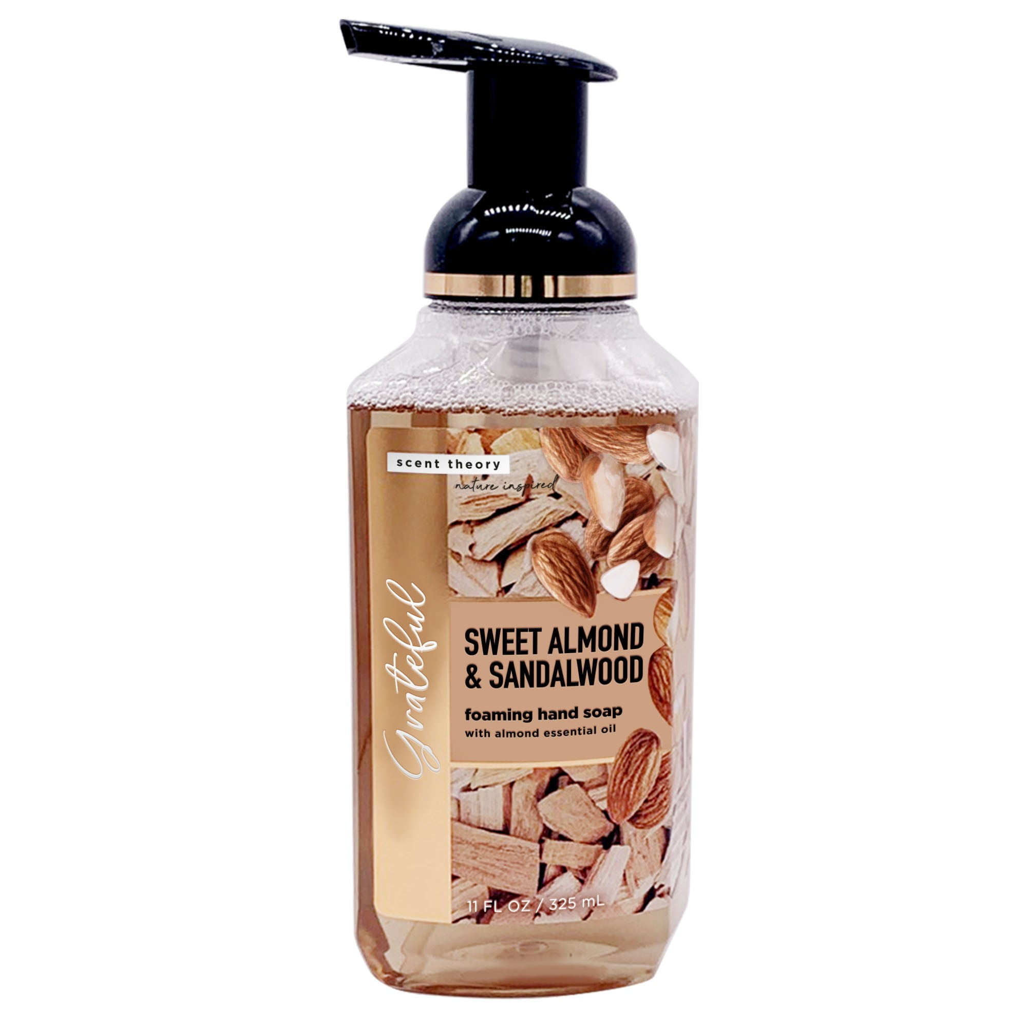 Scent Theory Nature-Inspired Foaming Hand Soap, Sweet Almond and Sandalwood, 11 fl oz