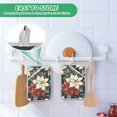 thumbnail image 4 of Yayeee Pot Holders Kitchen Heat Resistant with Pocket 7"x9.8" Cotton Oven Cooking Hot Pads, White Christmas Leaves, 4 of 7