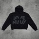 thumbnail image 3 of Sudadera con capucha gótica Y2K con estampado de letras cruzadas retro americanas, sudadera con capucha holgada estilo punk hip hop Harajuku para parejas, sudadera deportiva de moda, 3 of 5