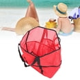 thumbnail image 1 of Bolso De Hombro De Malla Para Playa Con 8 Bolsillos Bolso De Malla Impermeable De Gran Capacidad Bolsa De Piscina De Malla Portátil Para Vacaciones Natación Viaje Familiar A La, 1 of 7