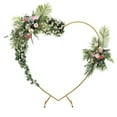 thumbnail image 3 of 210cm Wedding Arch Flower Stand Heart Shape Metal Arch Frame Backdrop Rack, 3 of 20
