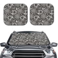 thumbnail image 2 of Wukai Bicycles Parts Car Front Windshield Sun Shade,Sun Visor Shield Block Automotive Interior Protector Blocks UV Rays-Small, 2 of 6