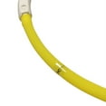 thumbnail image 4 of Collar de silicona para perro, recargable por USB, con luz LED de advertencia, ajustable y ajustable, para uso nocturno, amarillo, talla 13.78", 4 of 8