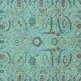 thumbnail image 1 of Ahgly Company Indoor Square Abstract Light Blue Modern Area Rugs, 3' Square, 1 of 4