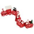 thumbnail image 4 of Wooden Train Toy Cartoon Train Model Christmas Home Decoration Festival Desktop Craft, 4 of 9