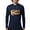 Navy, variant on - Beans Fart Fuel Long Sleeve T Shirt - Mens Hooded Shirt