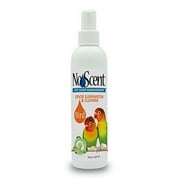 No Scent Bird - Professional Pet Poop Cleaner & Odor Eliminator - Safe All Natural Probiotic & Enzyme Formula Smell Remover for Cages Aviary Perches Nests Toys and Bedding (8 oz)