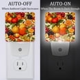 thumbnail image 2 of Thanksgiving fruits LED Square Night Light - Compact and Energy Efficient Illumination for Bedrooms and Bathrooms - Plug-in Wall Lamp with Auto Sensor, 2 of 6