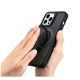 thumbnail image 3 of Phone Case for Iphone 14 15 plus pro max Magnetic abrasive invisible bracket Phone protective case, 3 of 4