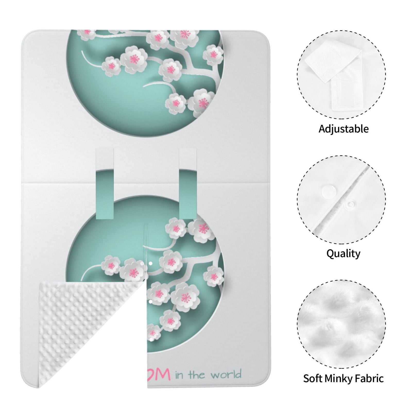 Car Seat Cover Baby - Happy Mother's Day (4) Breathable Infant Car Seat Cover for Baby Carseat, Lightweight Comfort Baby Essentials Must Haves Newborn Stuff for Girl Boy