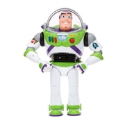 Disney Store Official Buzz Lightyear Interactive Talking Action Figure from Toy Story, Features 10+ English Phrases, Interacts with Other Figures and Toys