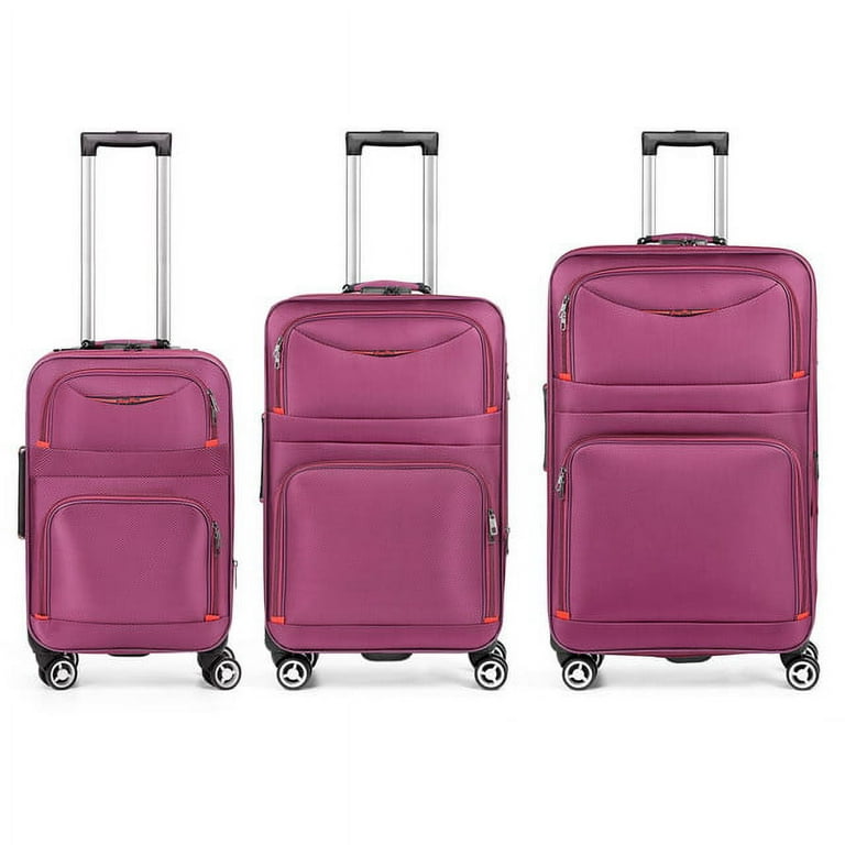 Cute pink online luggage