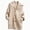 Beige, variant on Plus Size Womens Chunky Knit Cardigan Lapel Collar Button Front Long Sleeve Oversized Sweater Coat with Pockets, Size S-5XL