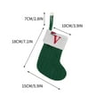 thumbnail image 3 of SLYNSHome Stockings Christmas Tree Ornament with Letters,Cute 7.1Inch Knitted Christmas Tree Hanging Stuffed Gift Stockings Bag Xmas Stockings for Kids,Family Holiday Party Decoration (), 3 of 3